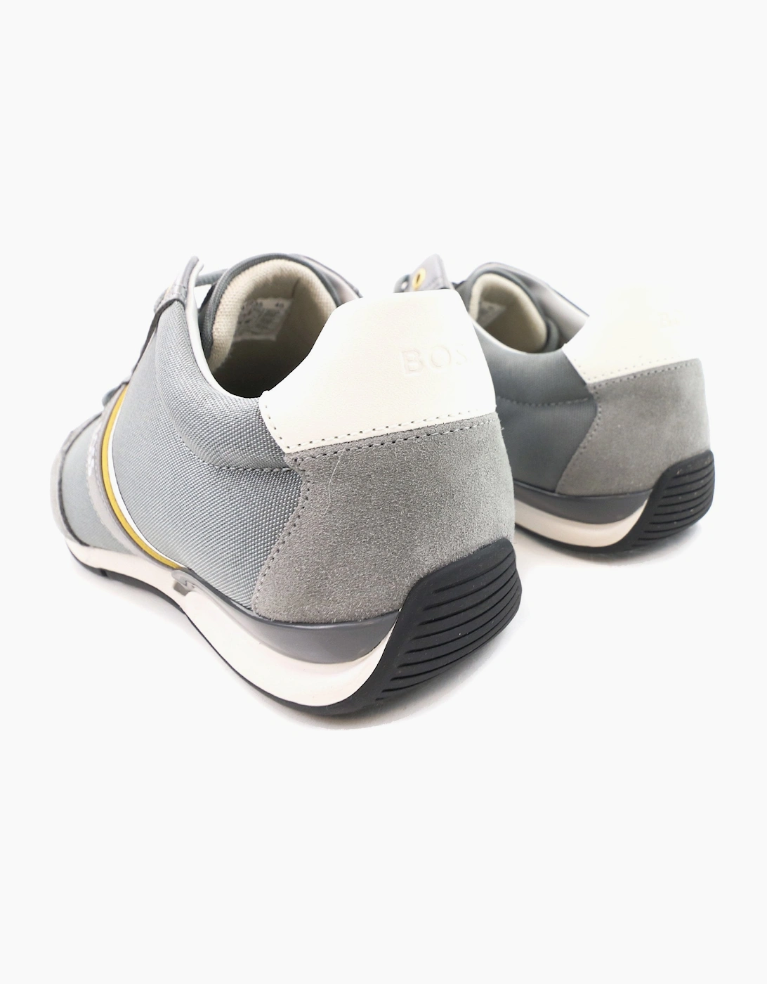 Hugo Boss Saturn Low Top Trainer Medium Grey