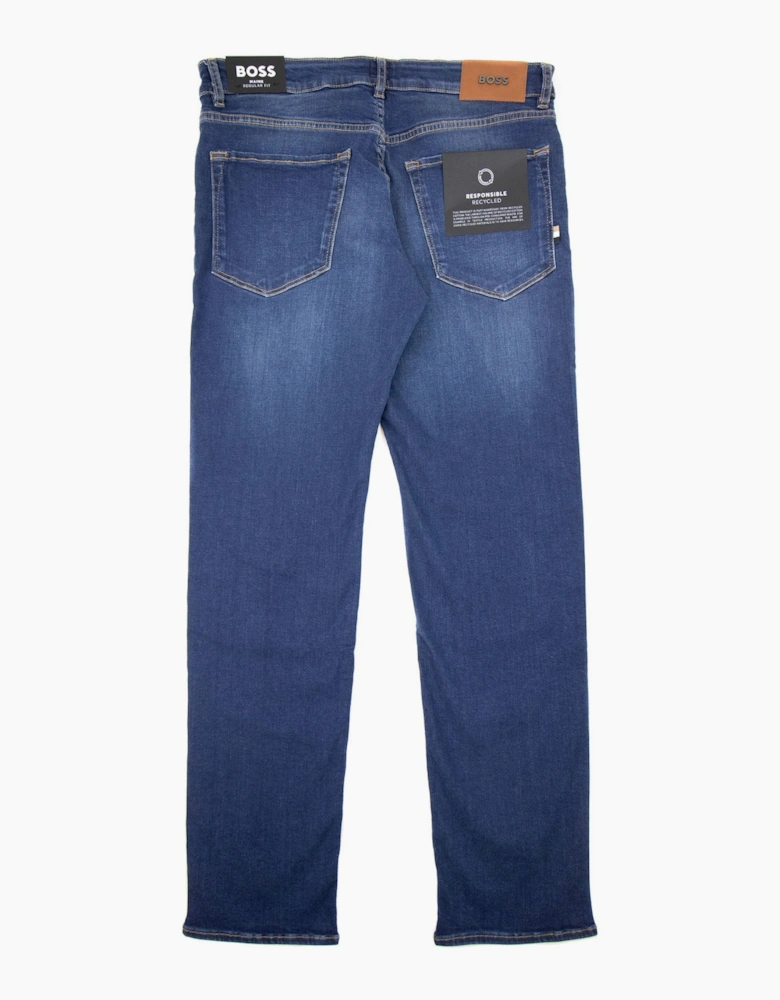 Hugo Boss Maine 3 Regular Fit Stretchy Jeans Blue 411