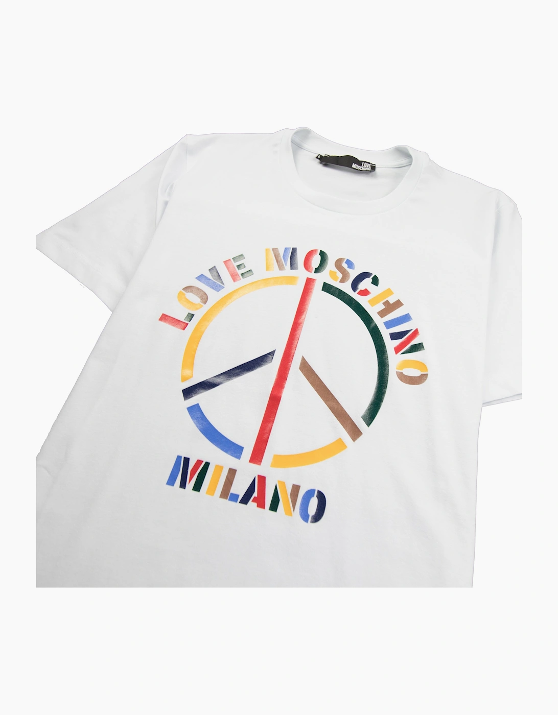 Love Moschino Peace T-Shirt White
