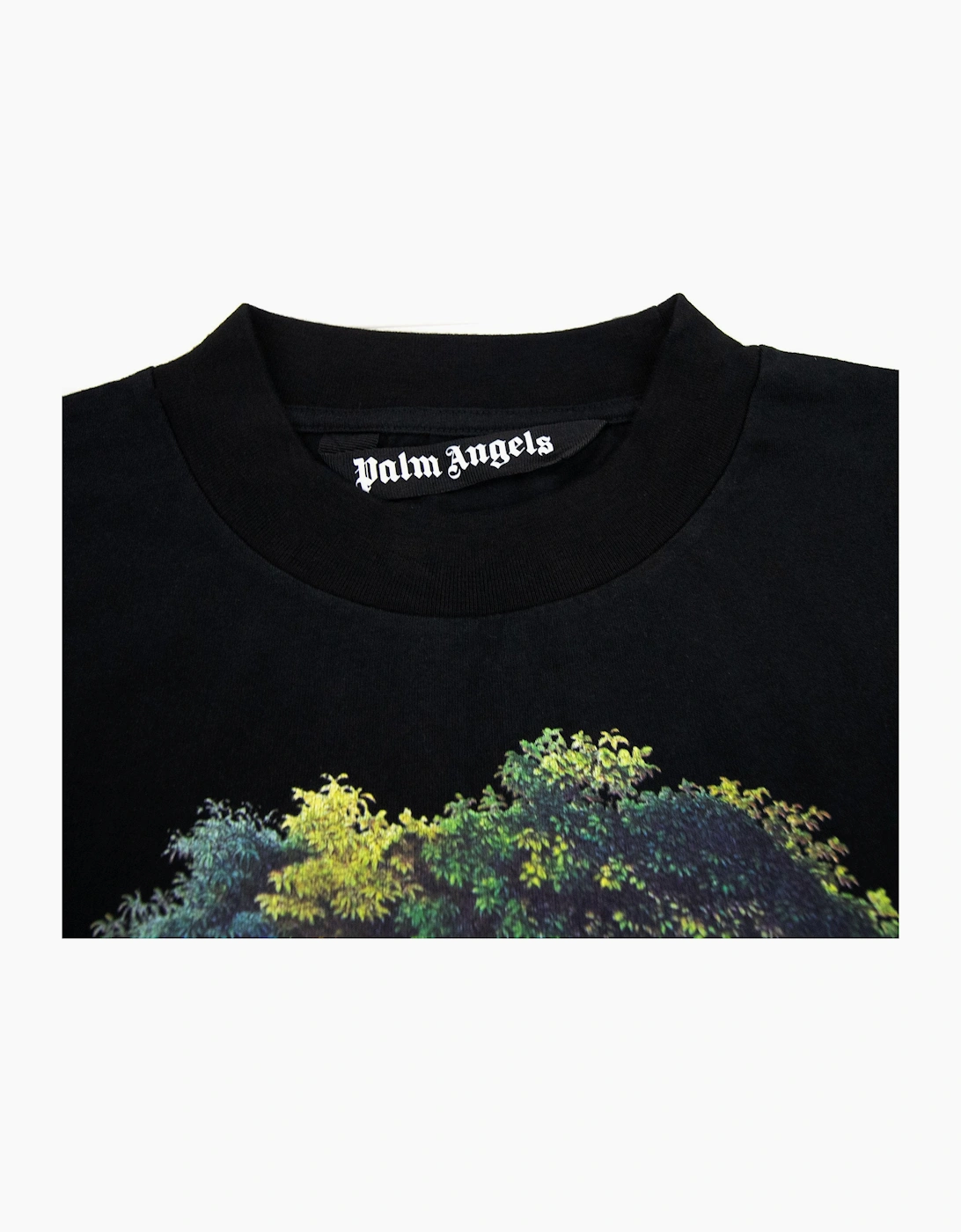 Palm Angels Hunting In The Forest T Shirt Black/light Blue