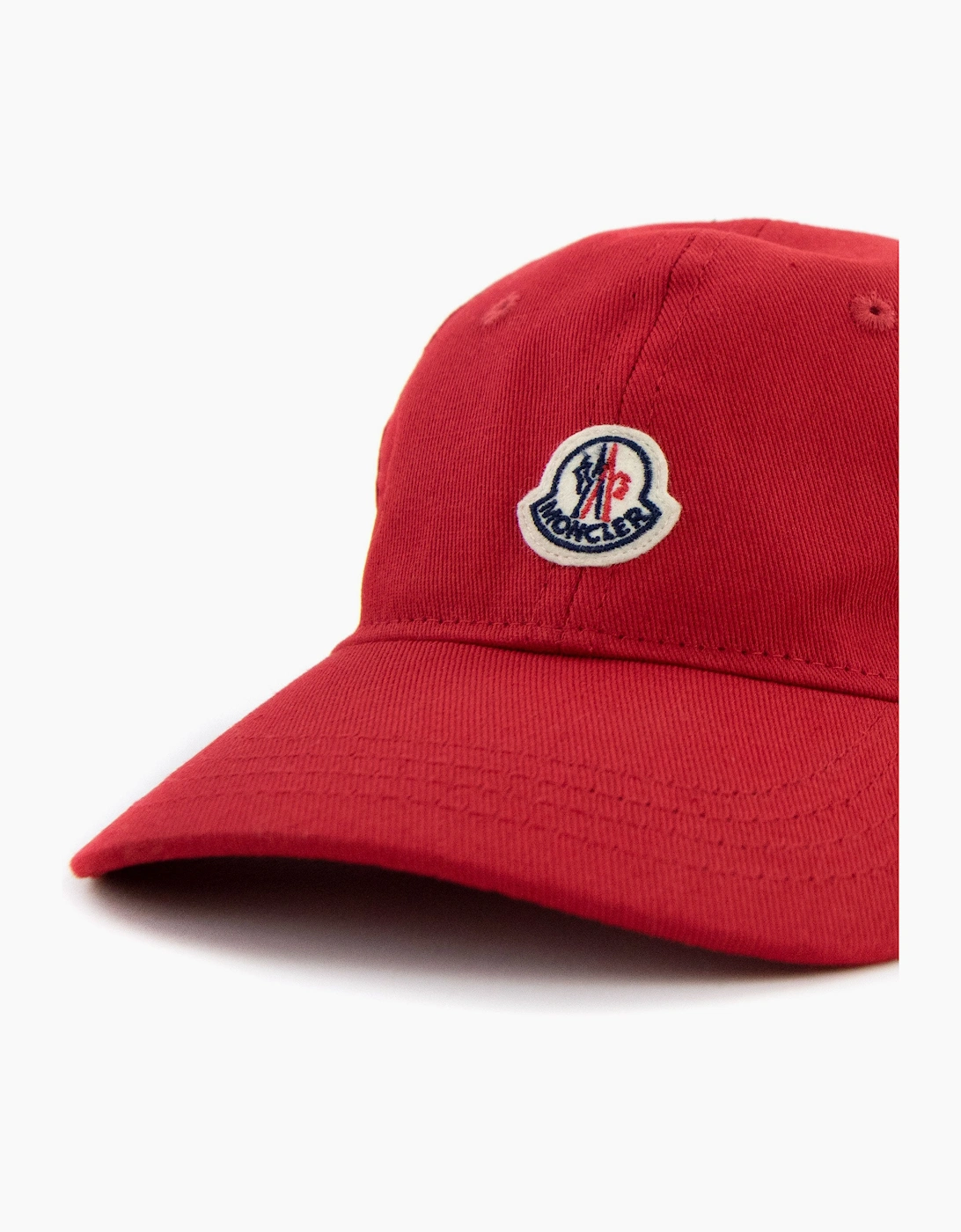 Moncler Junior Basic Logo Cap Red 455