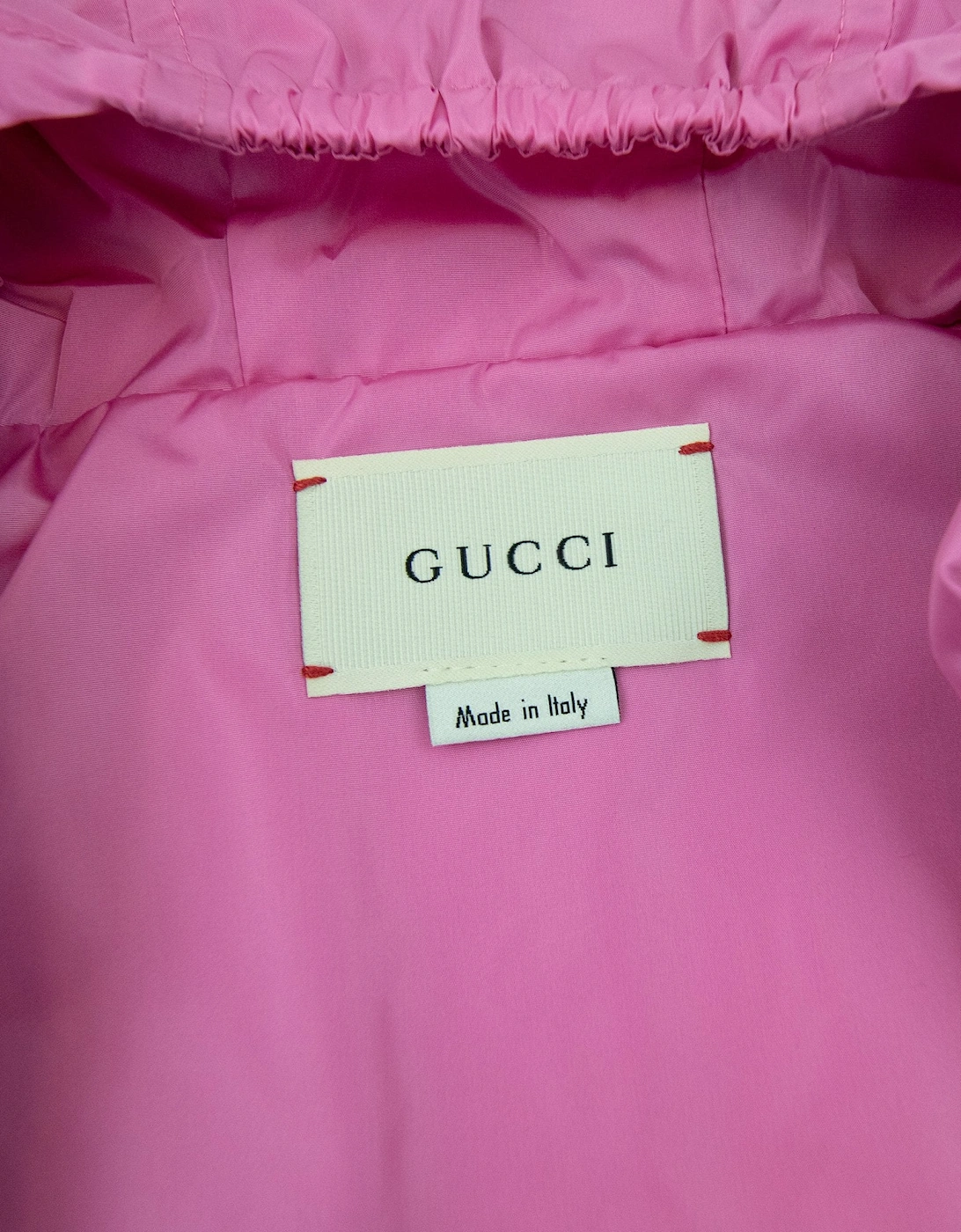 Gucci Junior Gg Interlocking Nylon Jacket Pink
