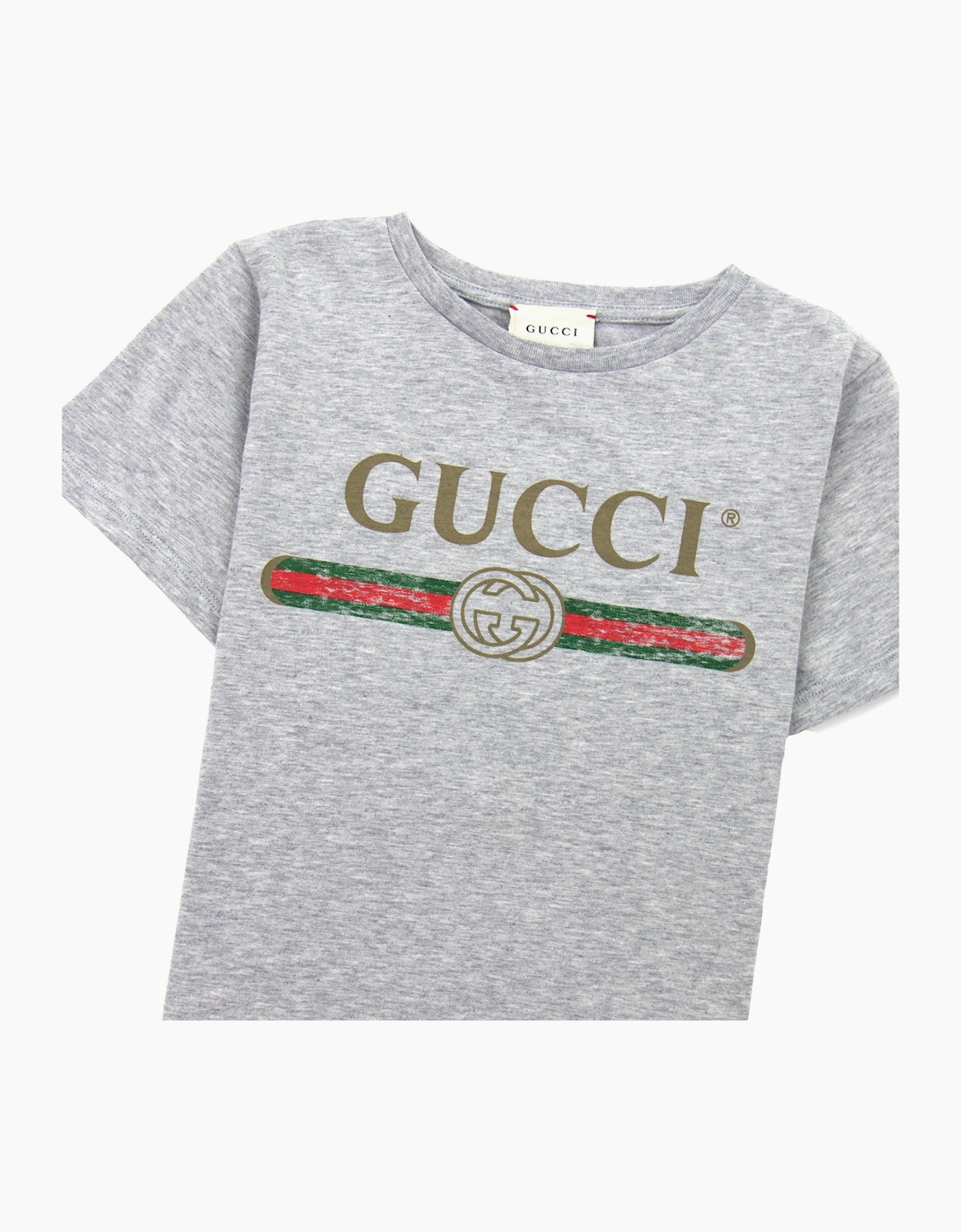 Gucci Junior Logo T-shirt 1676 Grey