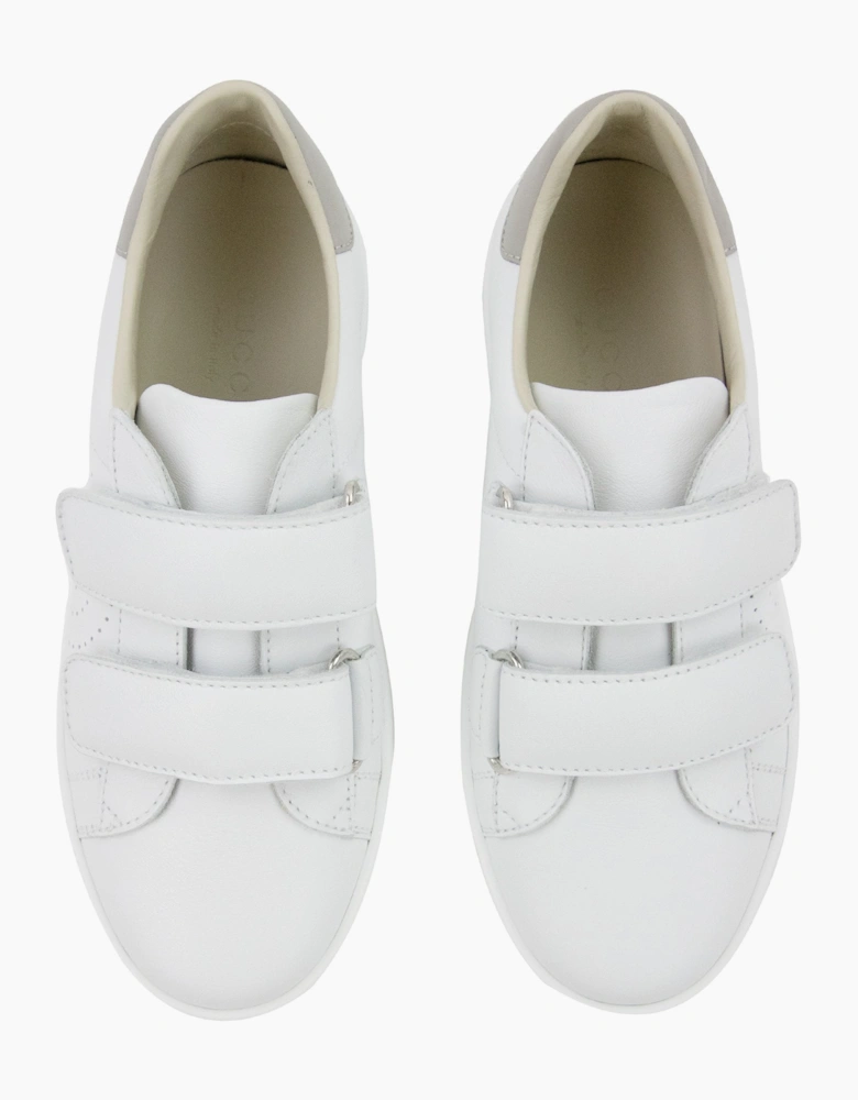 Gucci Junior New Ace Leather Trainers White 9060
