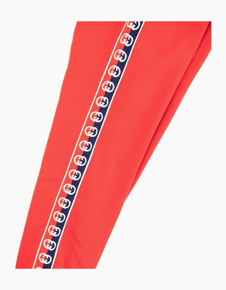 Gucci Junior Interlocking G Track Pants Red