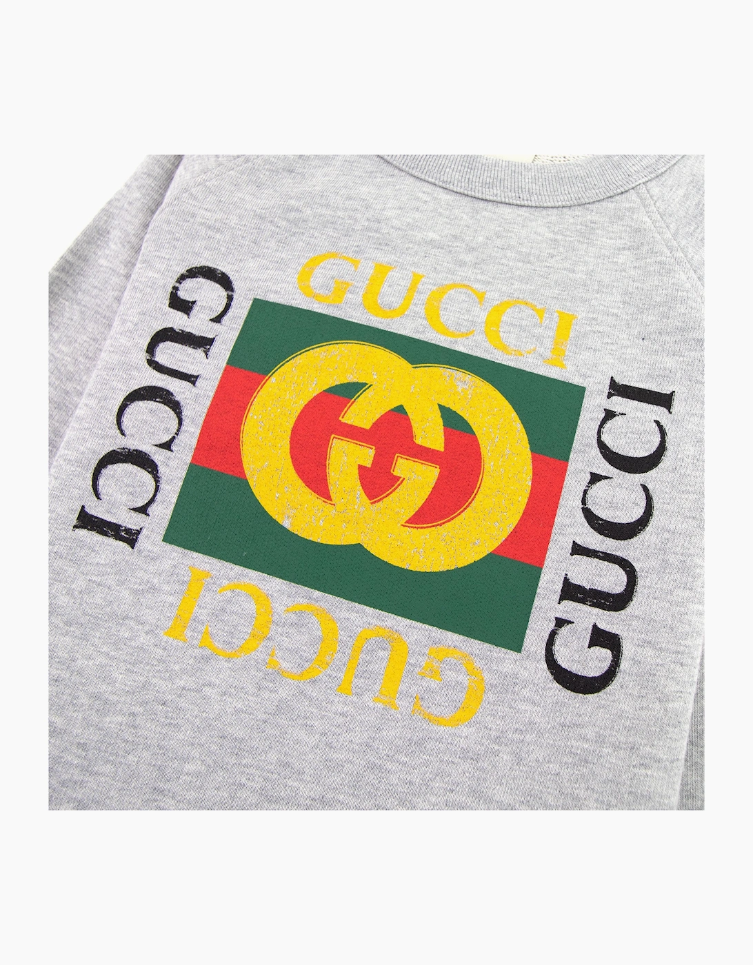 Gucci Junior Gucci Logo Sweatshirt Grey 1676