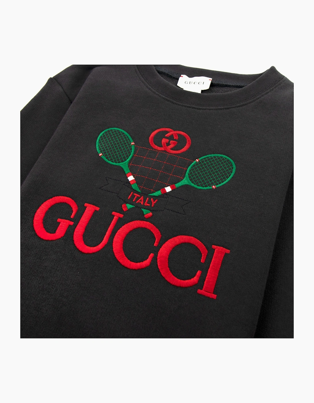 Gucci Junior Sweatshirt With Gucci Tennis 1073 Dark Grey