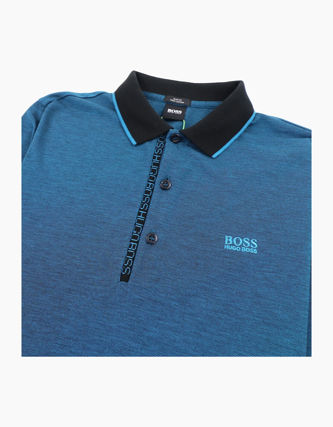 Hugo Boss Paule 4 Short Sleeve Polo Shirt Blue