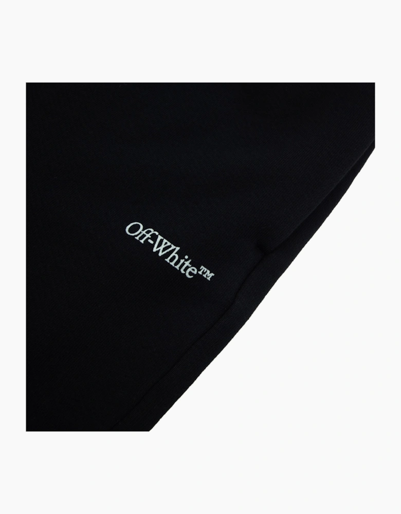 Off White Vibe Arrow Skate Sweatshorts Black/aqua