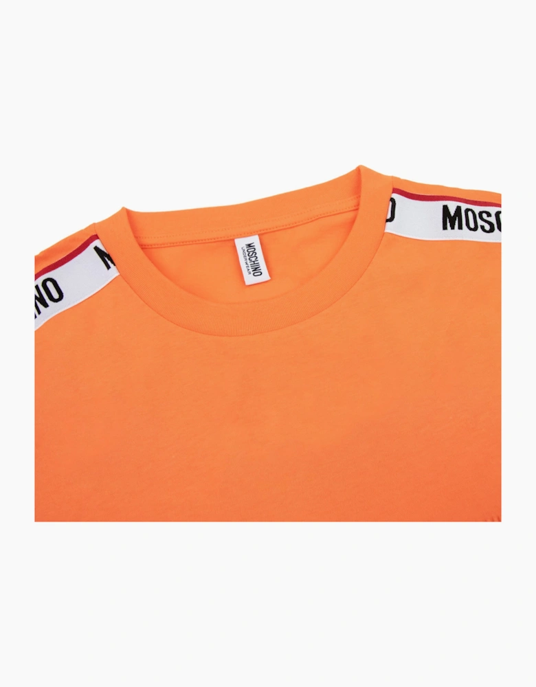 Moschino Underwear Tape Logo T-shirt Orange 0035
