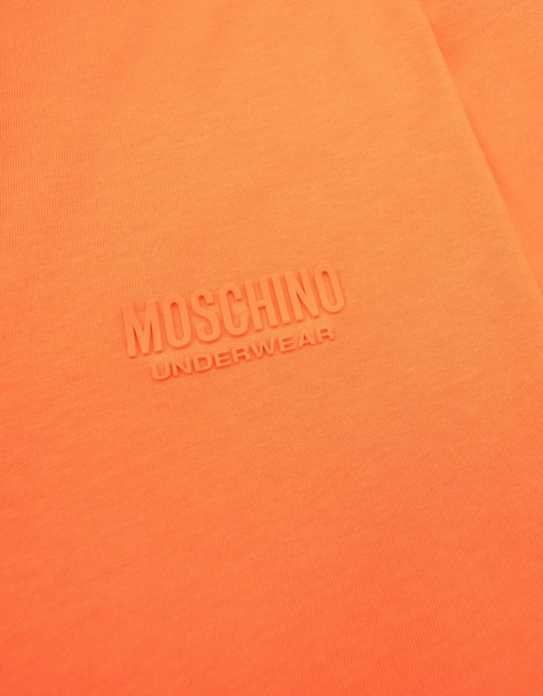 Moschino Underwear Tape Logo T-shirt Orange 0035