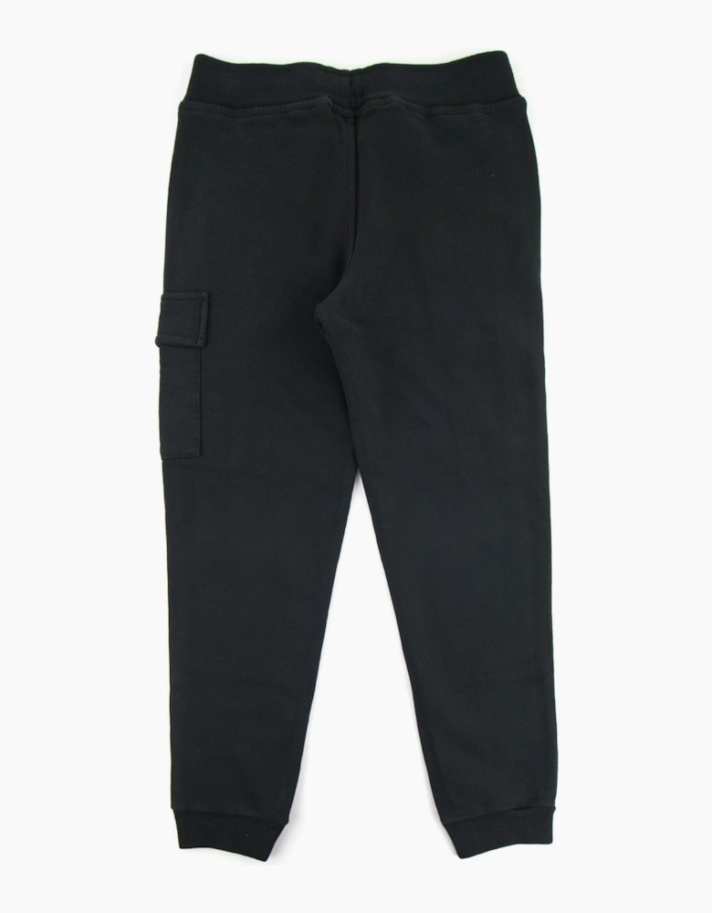 C.P. Company Undersixteen Lens Fleece Sweatpants Black 999