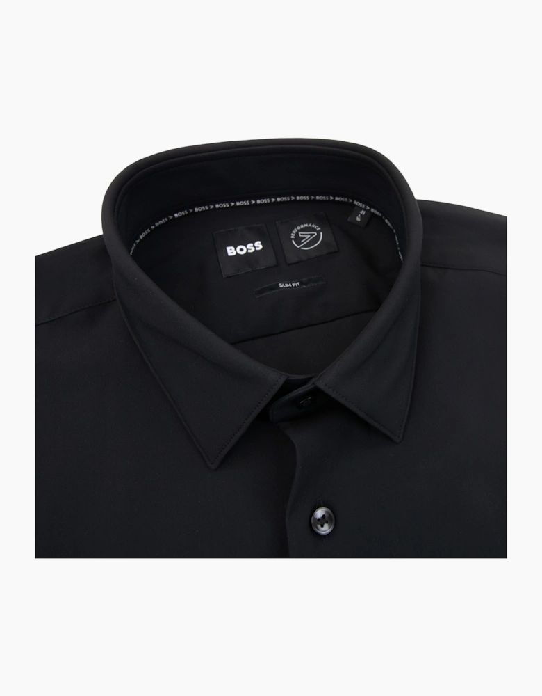 Hugo Boss P Hank S Kent Performance Stretch Shirt Black 001