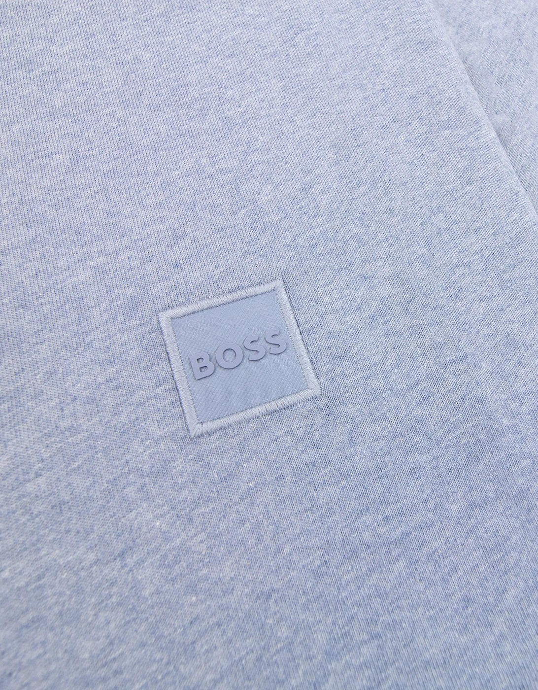 Hugo Boss Tales Logo Patch T Shirt Light Blue 485