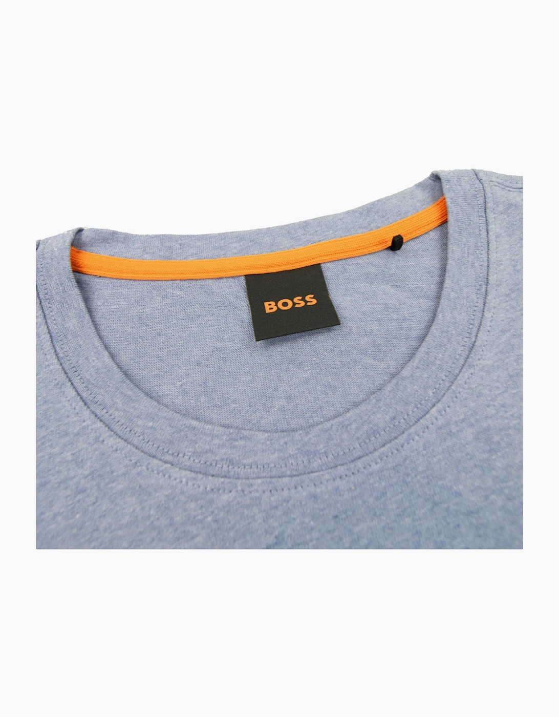 Hugo Boss Tales Logo Patch T Shirt Light Blue 485