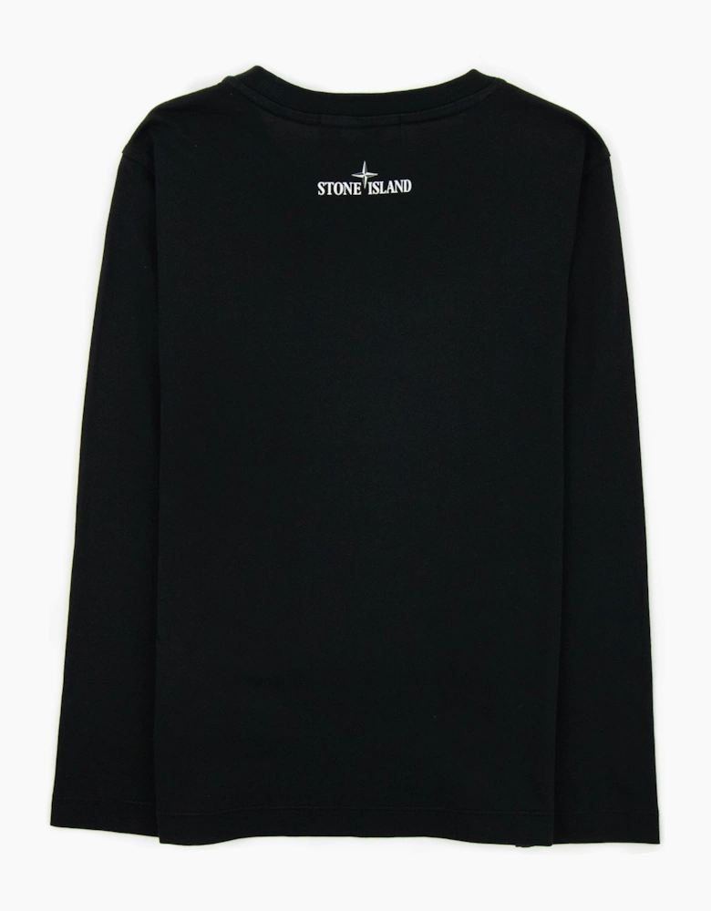 Stone Island Junior Nature T Shirt Black V0029