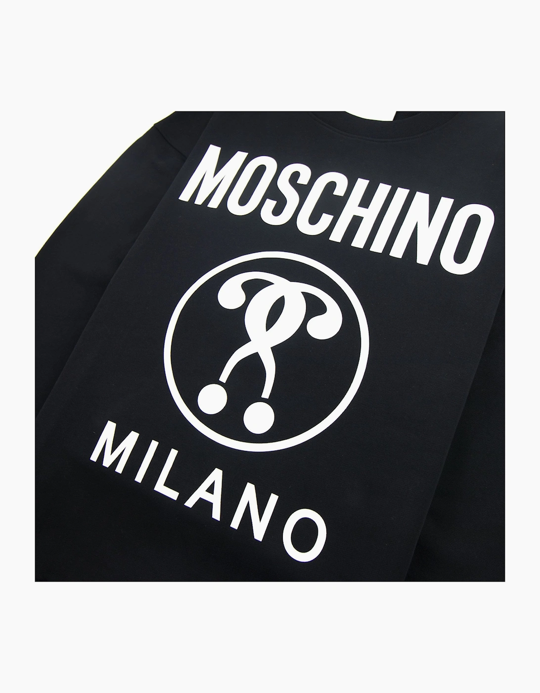 Moschino Couture Double Question Mark Sweatshirt Black