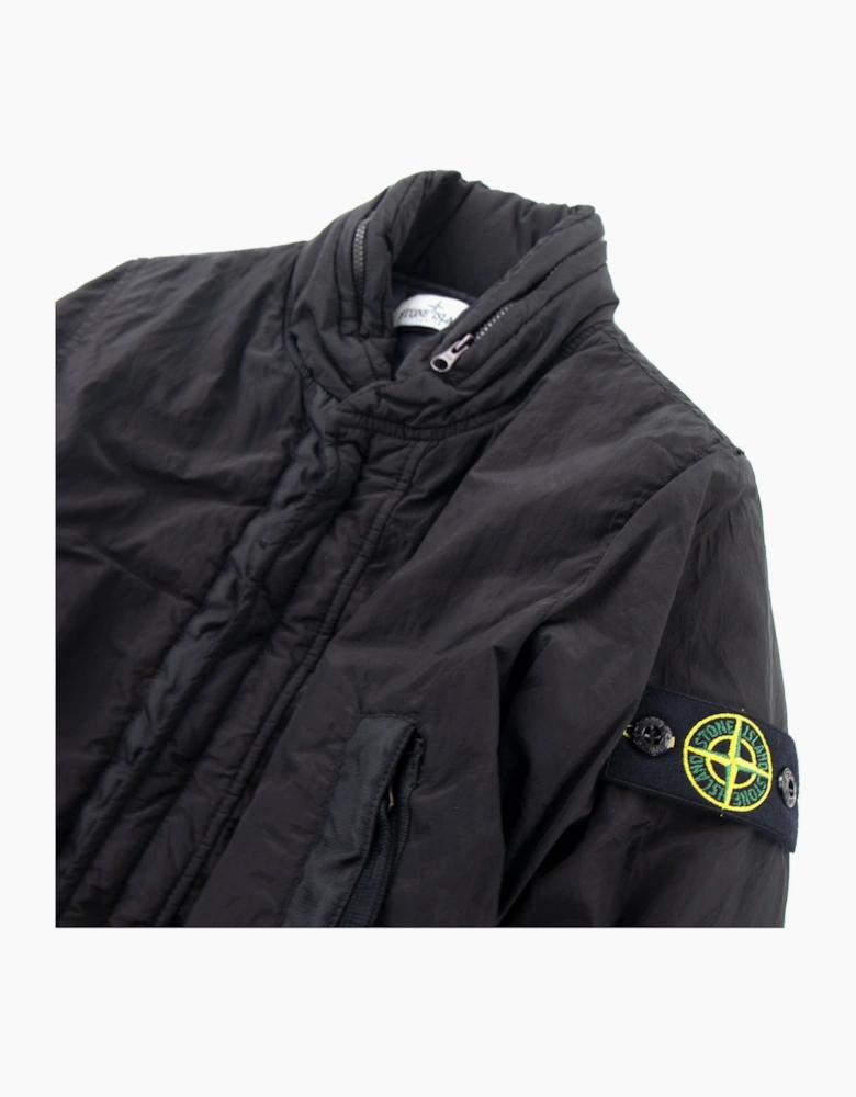 Stone Island Junior Metal Jacket Black V0029