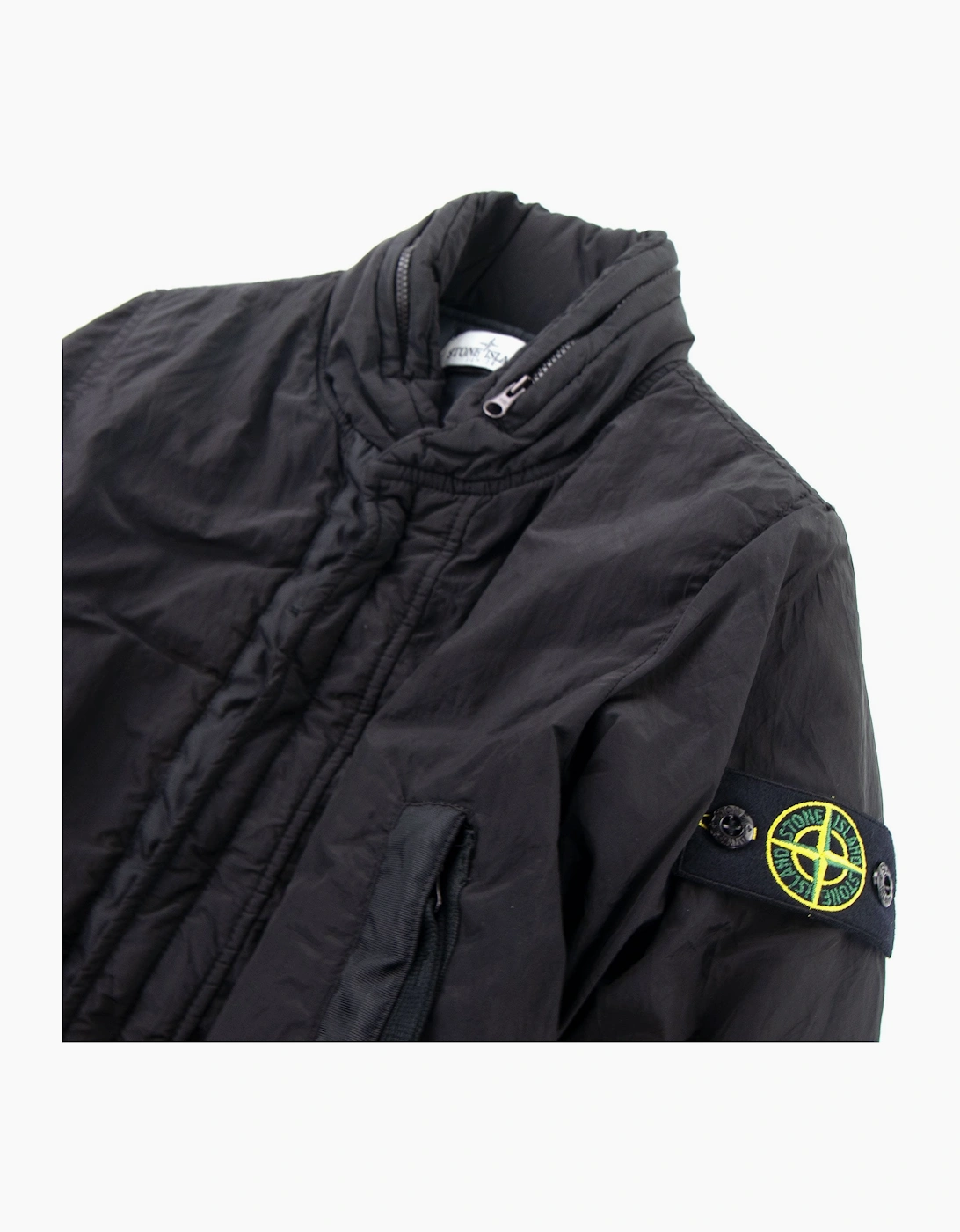 Stone Island Junior Metal Jacket Black V0029