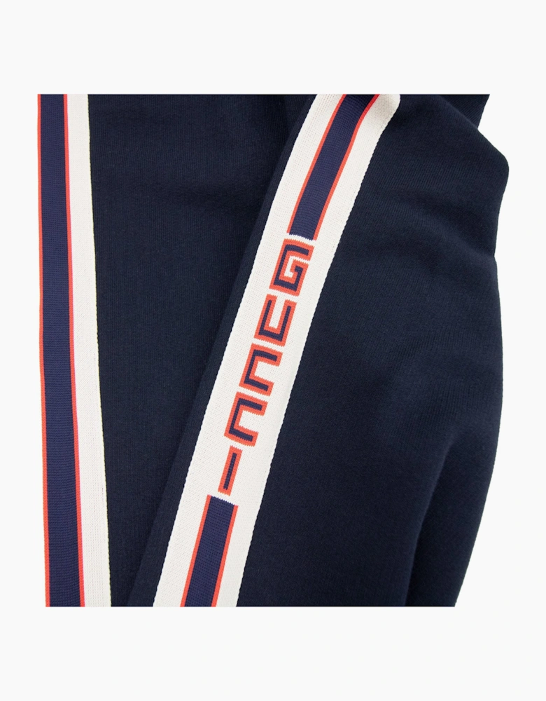 Gucci Junior Jacquard Trim Tracksuit Bottom Navy 4275