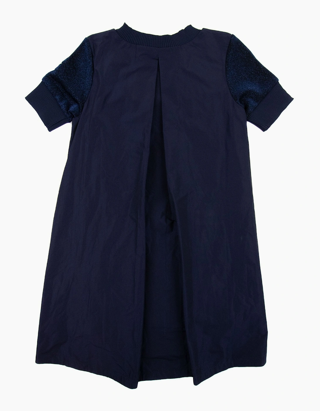 Moncler Junior Abito Shiny Dress Navy