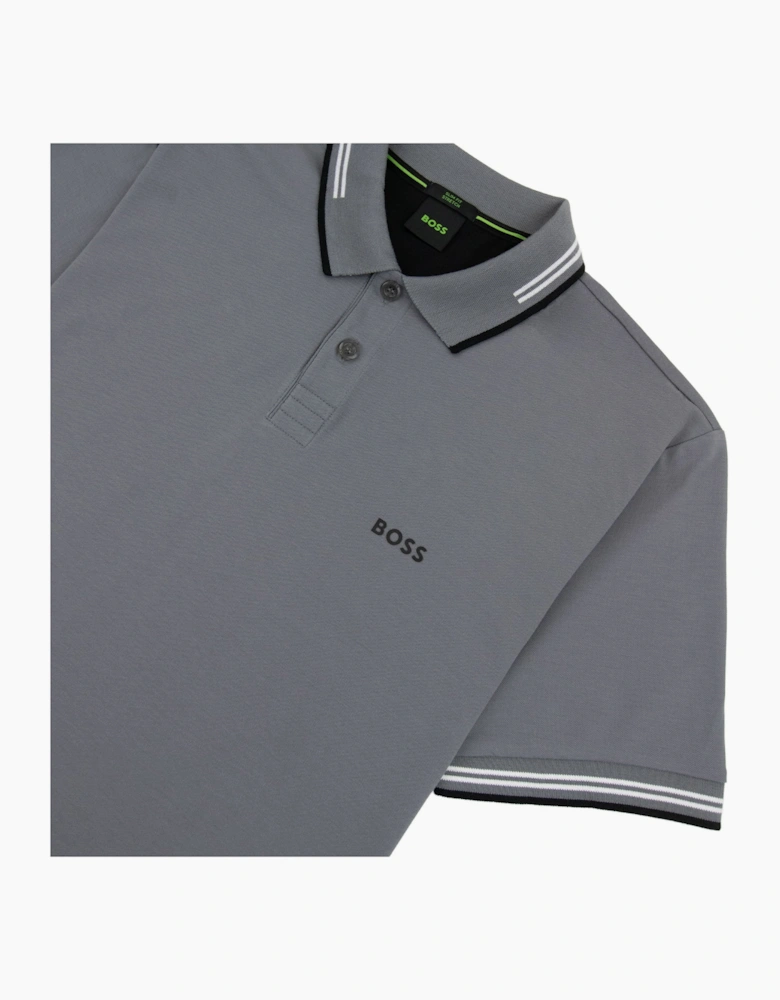 Hugo Boss Paul Slim Fit Polo Grey 036