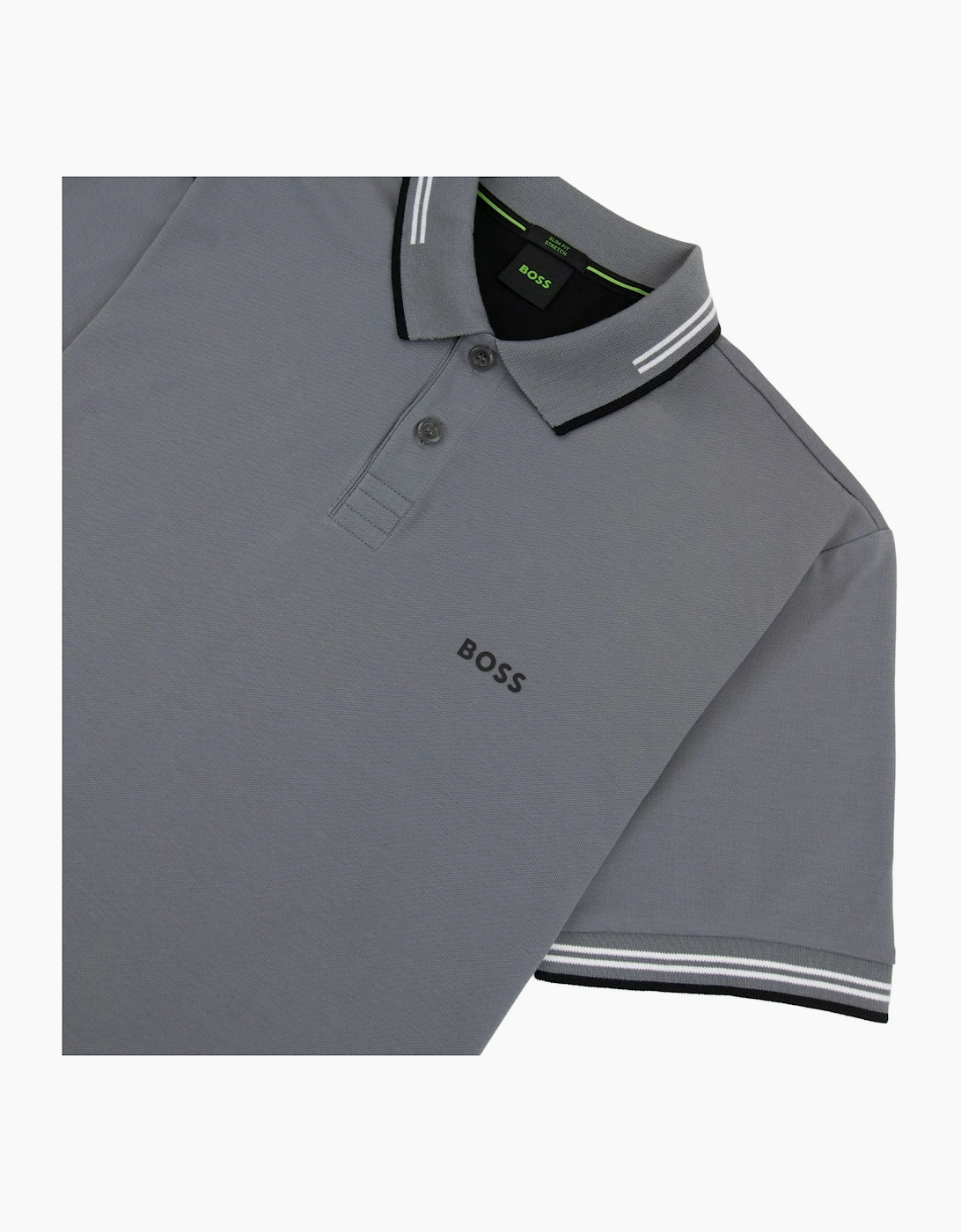 Hugo Boss Paul Slim Fit Polo Grey 036