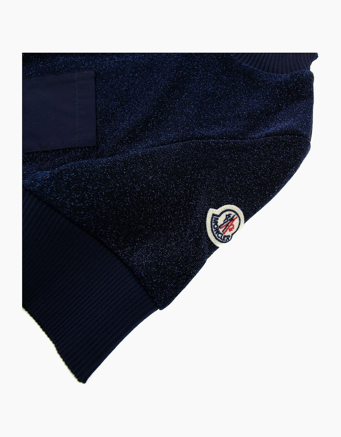 Moncler Junior Abito Shiny Dress Navy