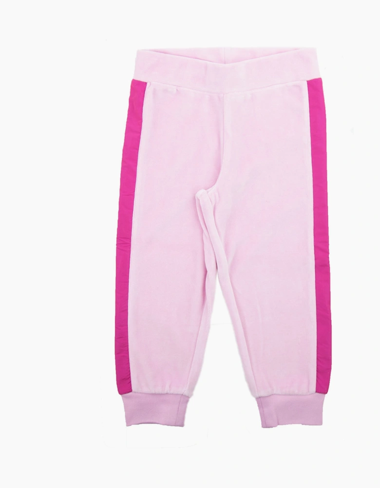 Moncler Junior Completo Maglia Cardigan Tracksuit Pink 521