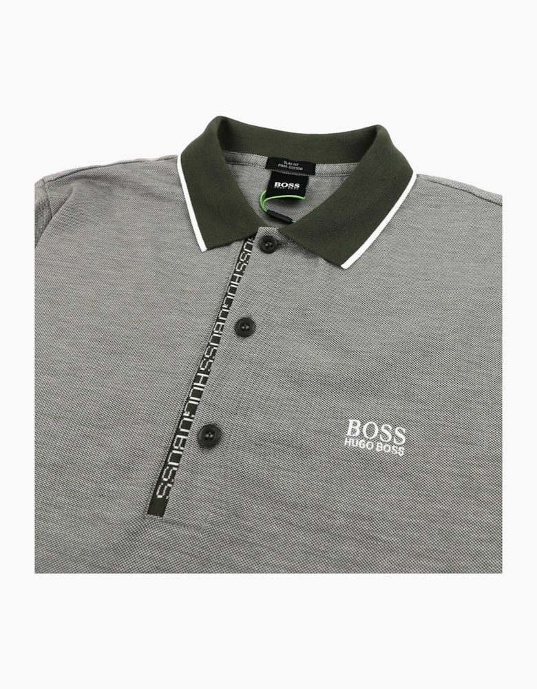 Hugo Boss Paule 4 Short Sleeve Polo Shirt Green