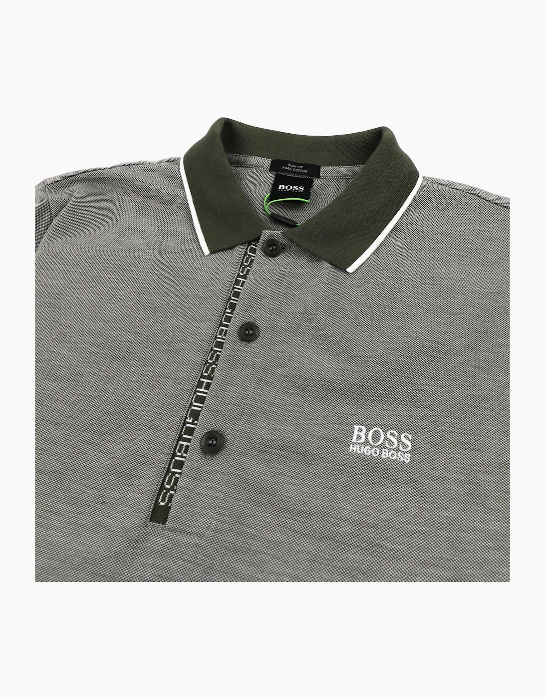 Hugo Boss Paule 4 Short Sleeve Polo Shirt Green