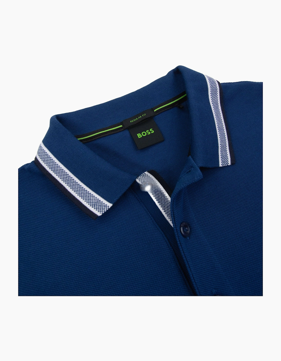 Hugo Boss Embroidered Logo Paddy Polo Blue 435