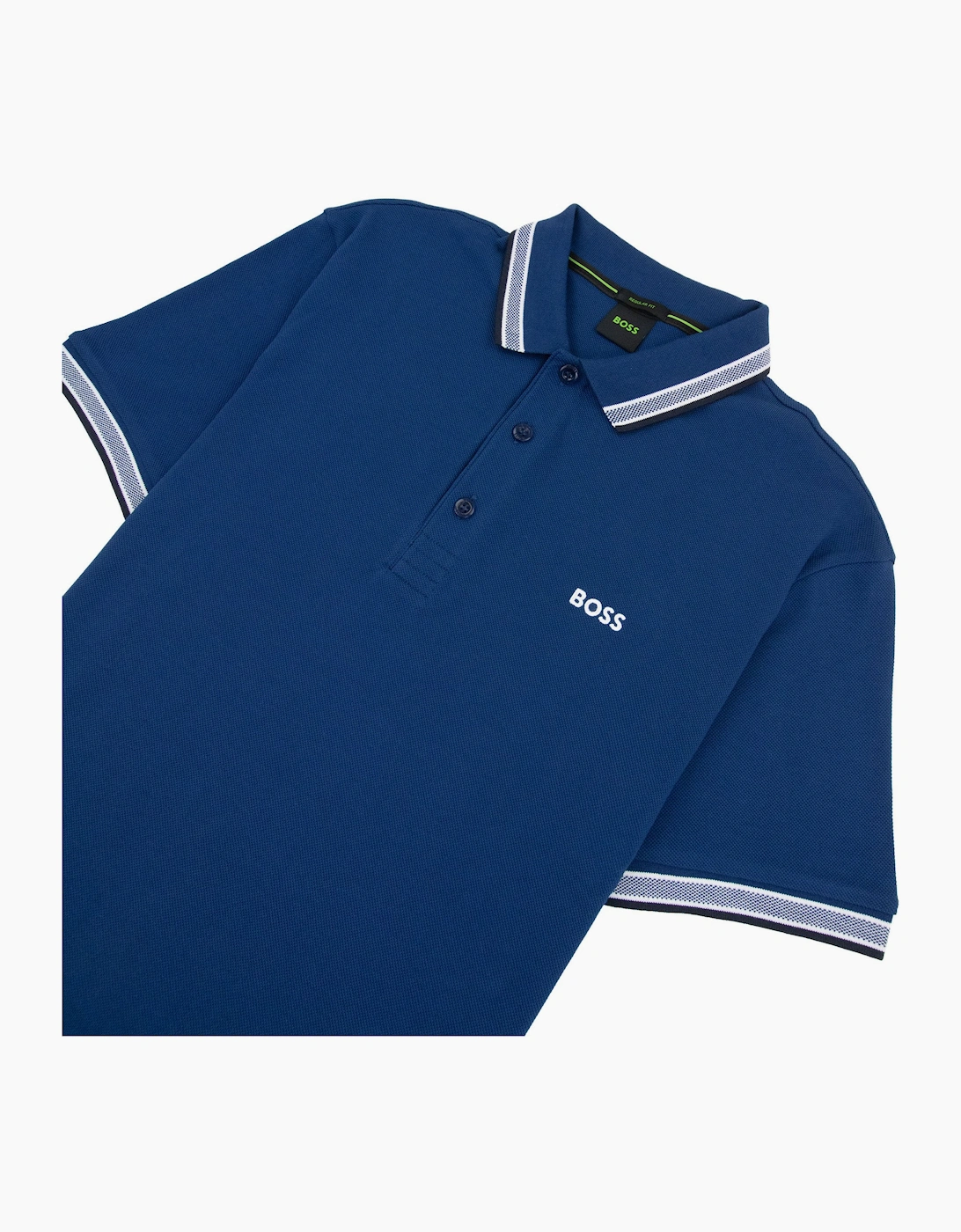Hugo Boss Embroidered Logo Paddy Polo Blue 435