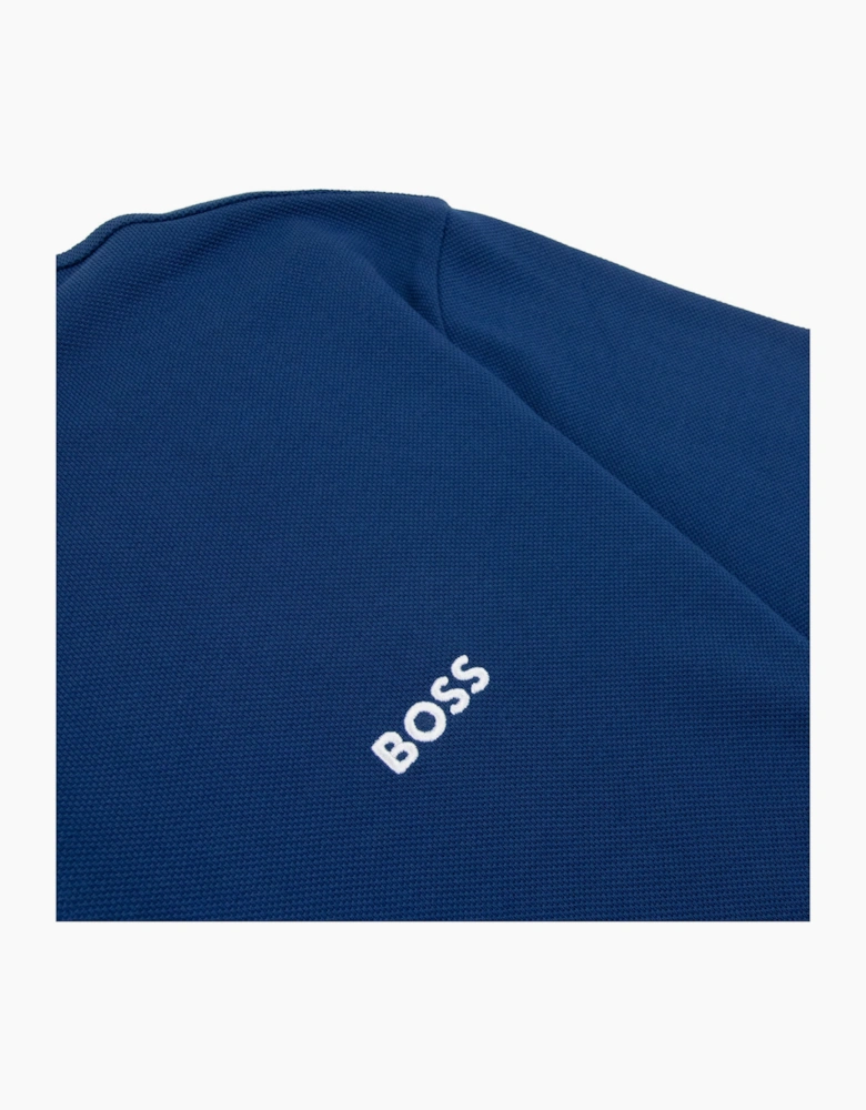 Hugo Boss Embroidered Logo Paddy Polo Blue 435