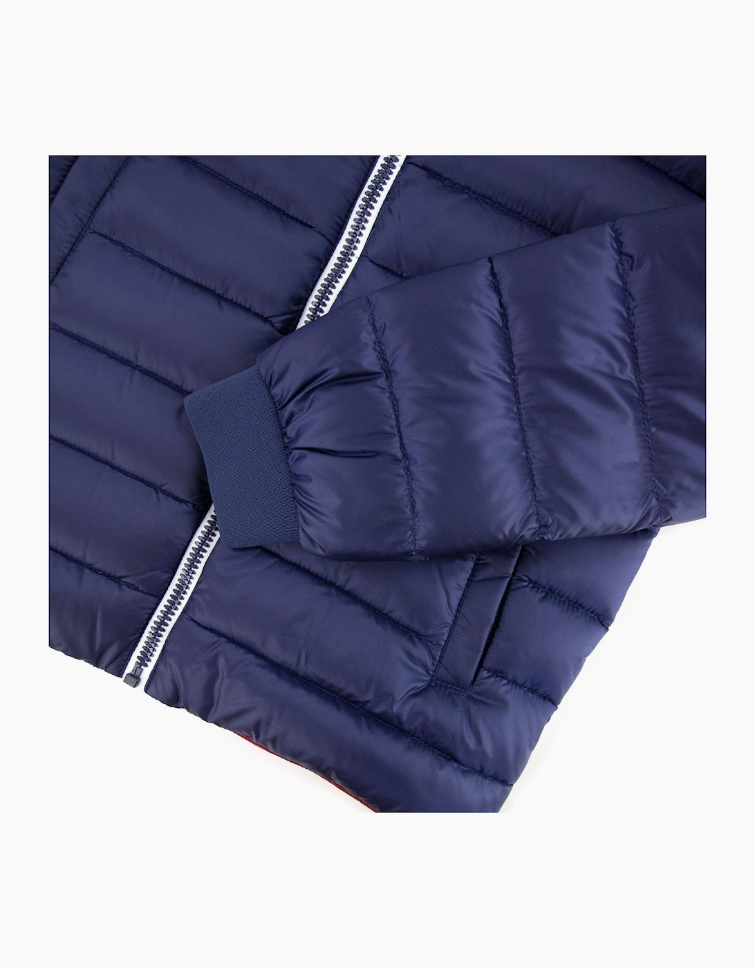 Moncler Junior Aidan Down Jacket Navy Blue