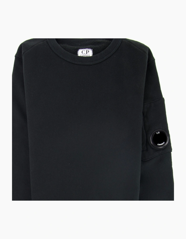 C.P. Company Undersixteen Lens Fleece Sweatshirt Black 999