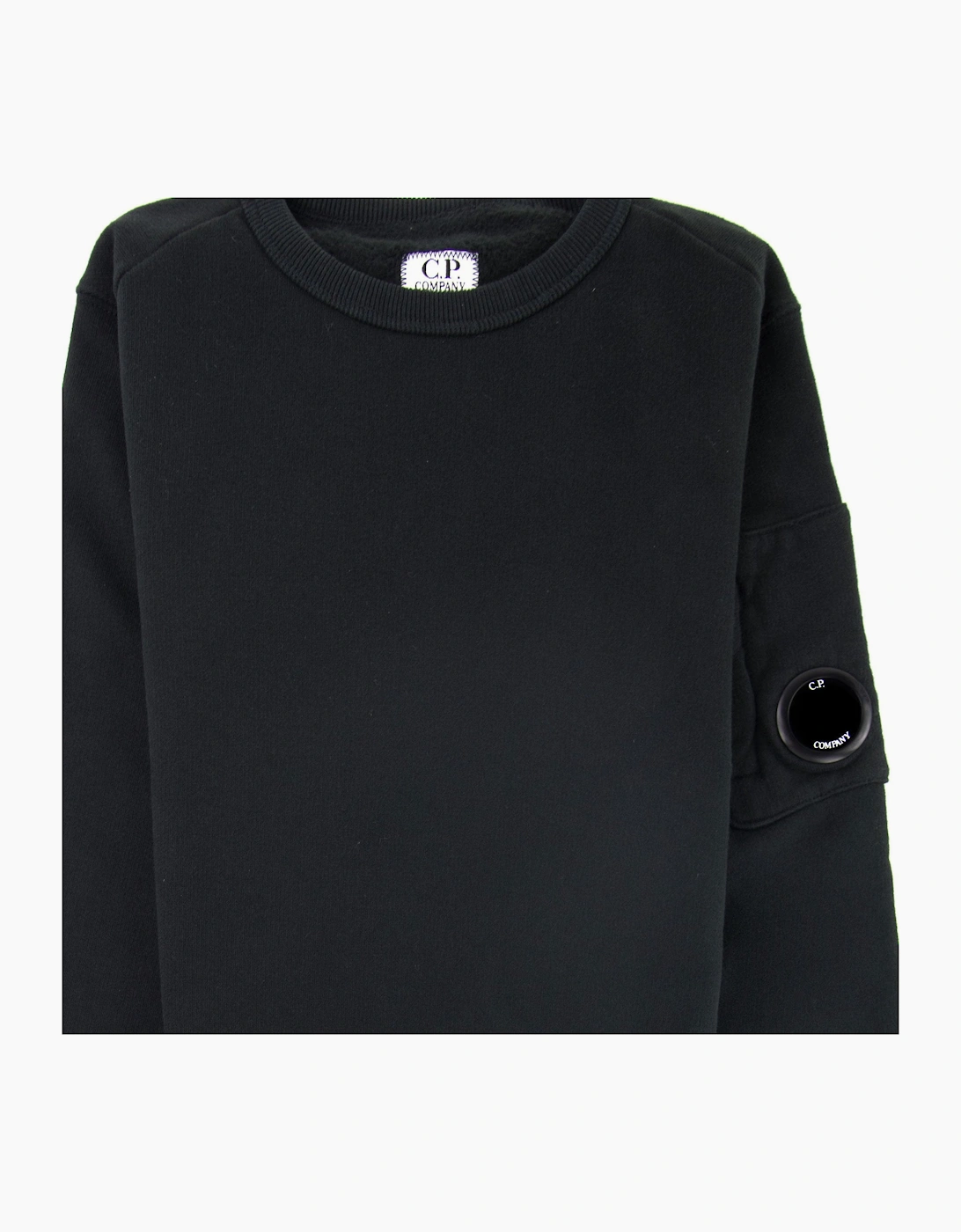 C.P. Company Undersixteen Lens Fleece Sweatshirt Black 999
