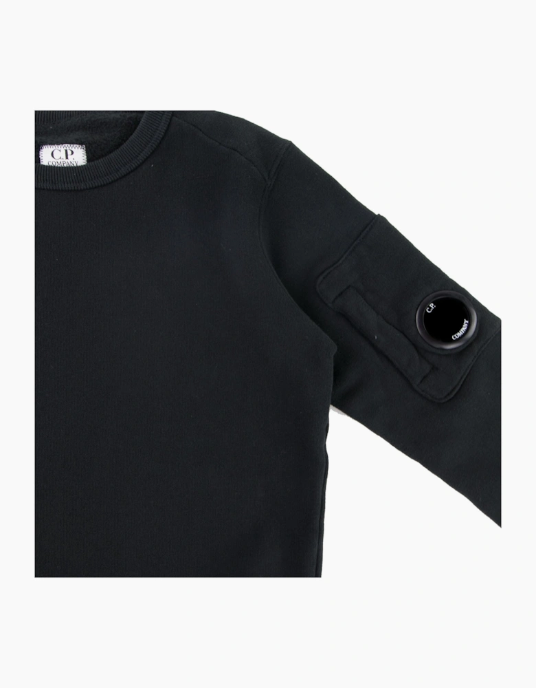 C.P. Company Undersixteen Lens Fleece Sweatshirt Black 999