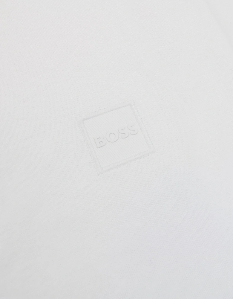 Hugo Boss Tales Logo Patch T Shirt White 100