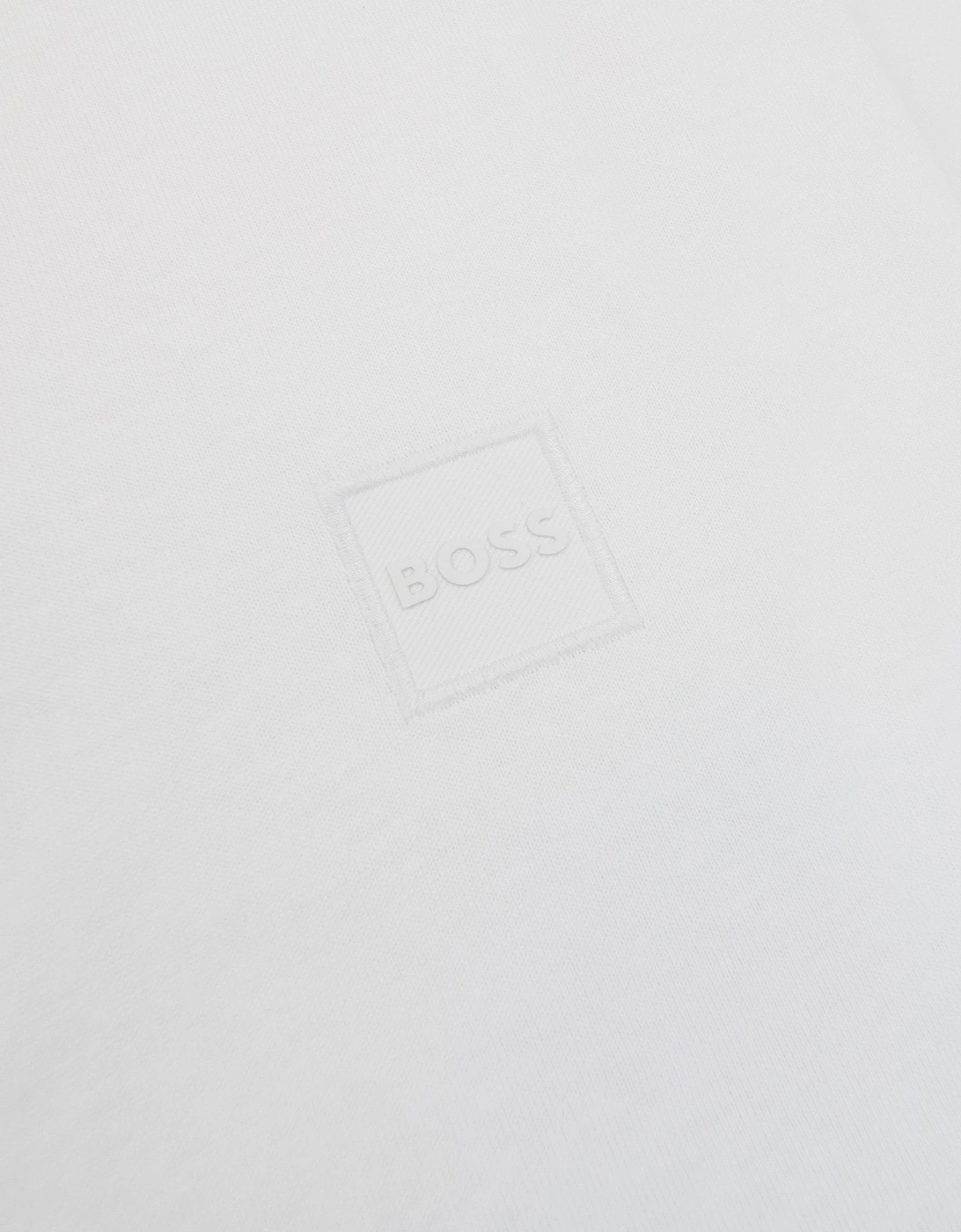 Hugo Boss Tales Logo Patch T Shirt White 100