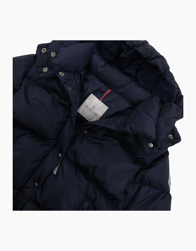 Moncler Junior Caille Down Jacket Navy 778