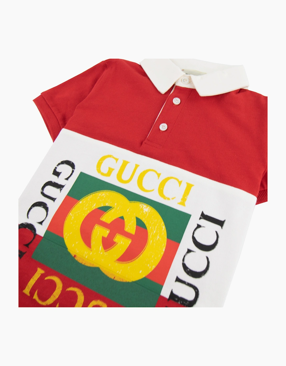 Gucci Junior Logo Polo Red