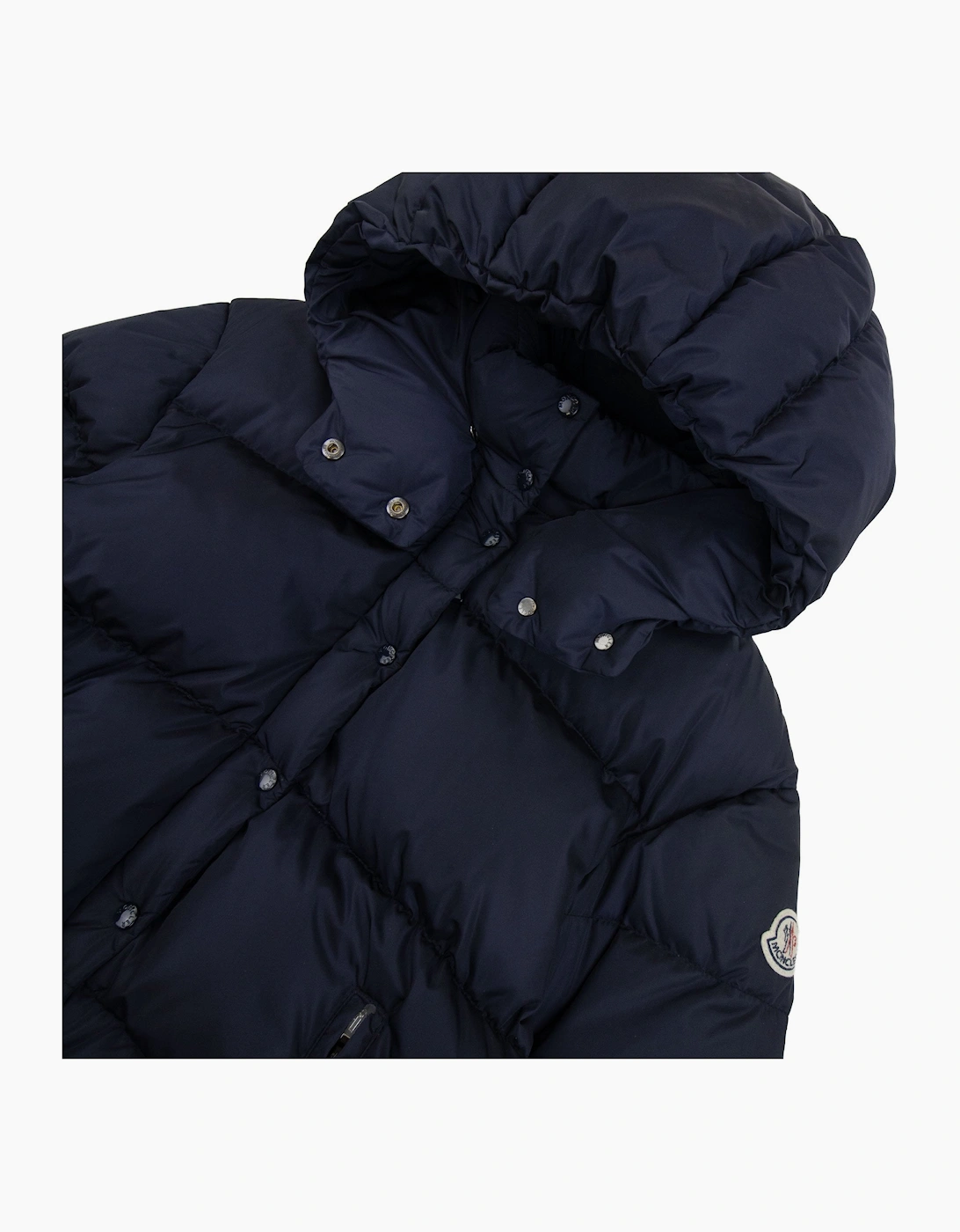 Moncler Junior Caille Down Jacket Navy 778