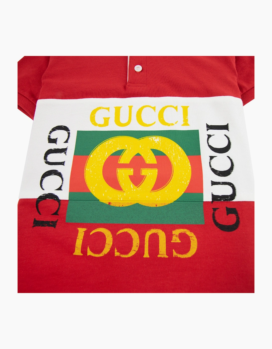 Gucci Junior Logo Polo Red