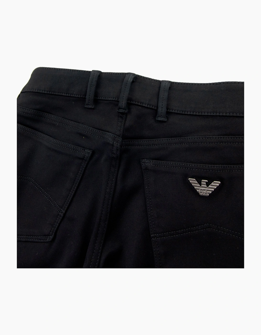 Emporio Armani Jnr J06 Side Piping 5 Pocket Trousers Nero 0999