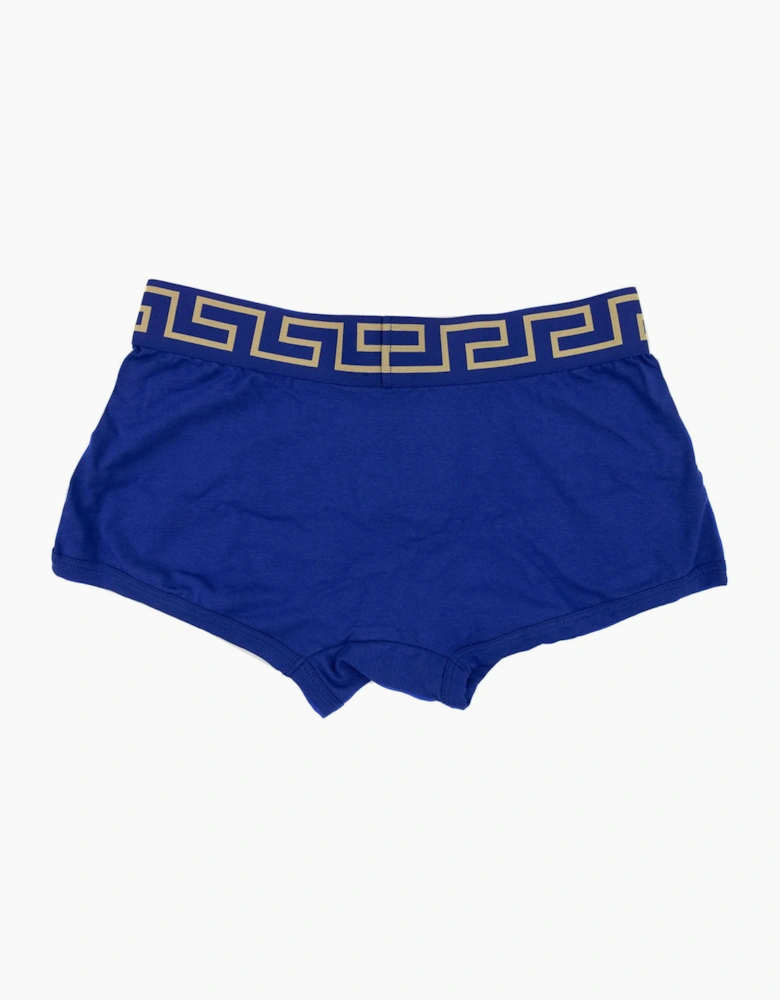 Versace Greca Border Trunks Blue