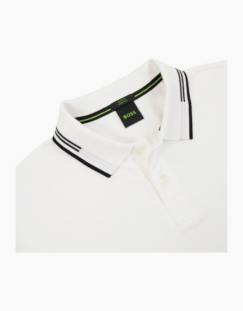 Hugo Boss Paul Slim Fit Polo White 100