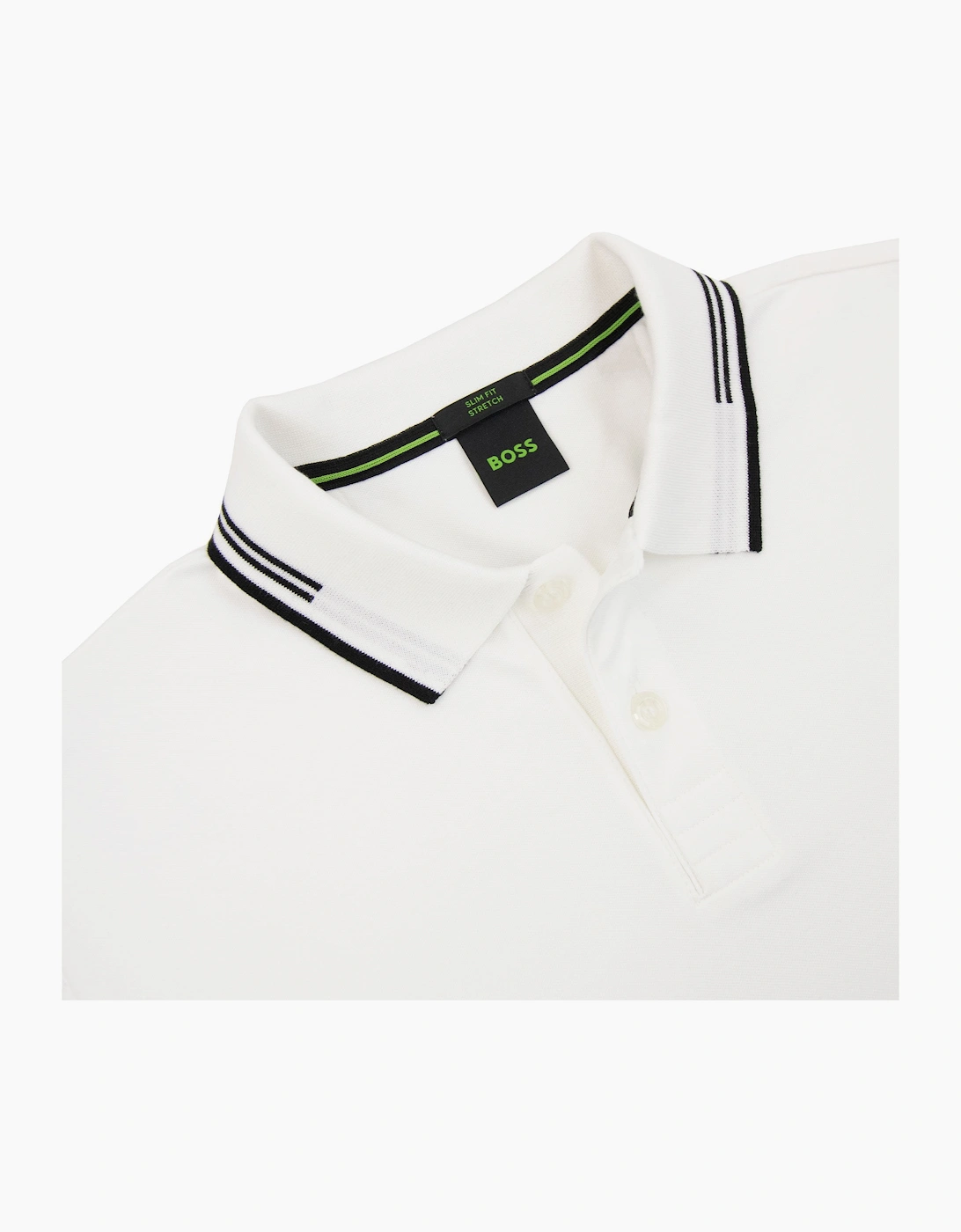Hugo Boss Paul Slim Fit Polo White 100