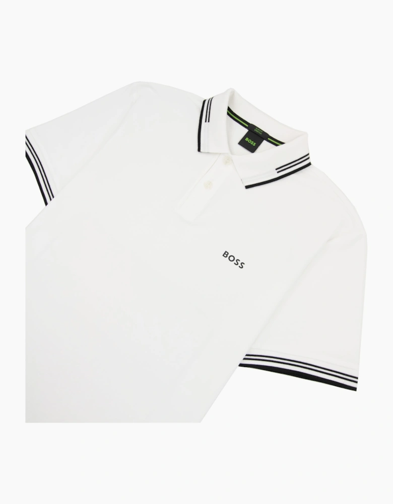 Hugo Boss Paul Slim Fit Polo White 100