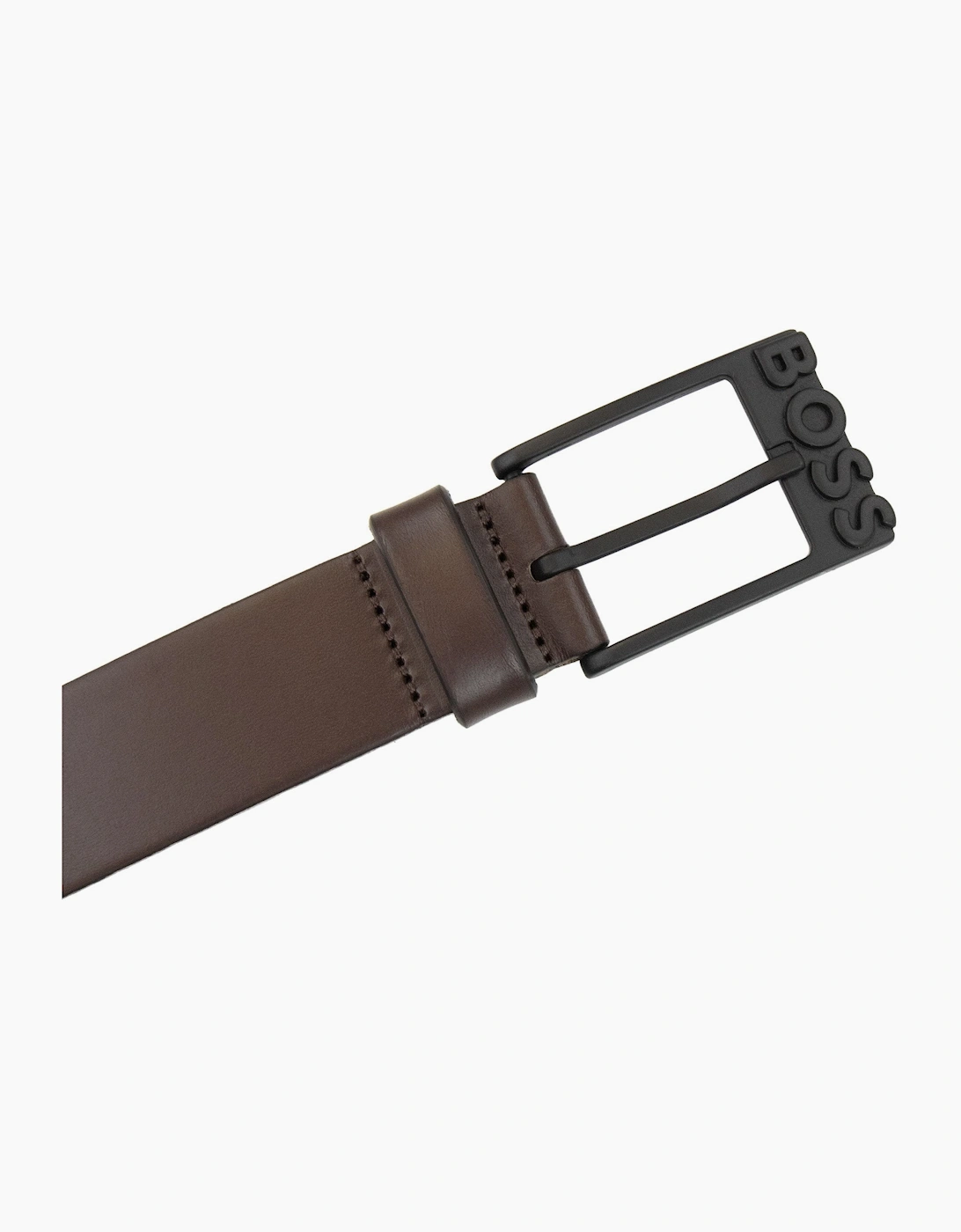 Hugo Boss Simo R Leather Belt Dark Brown 202